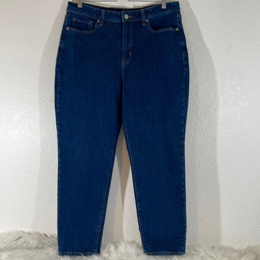 OLD NAVY O.G. Straight High Rise Secret-Slim Pockets Jeans Size 14 - Picture 3 of 12